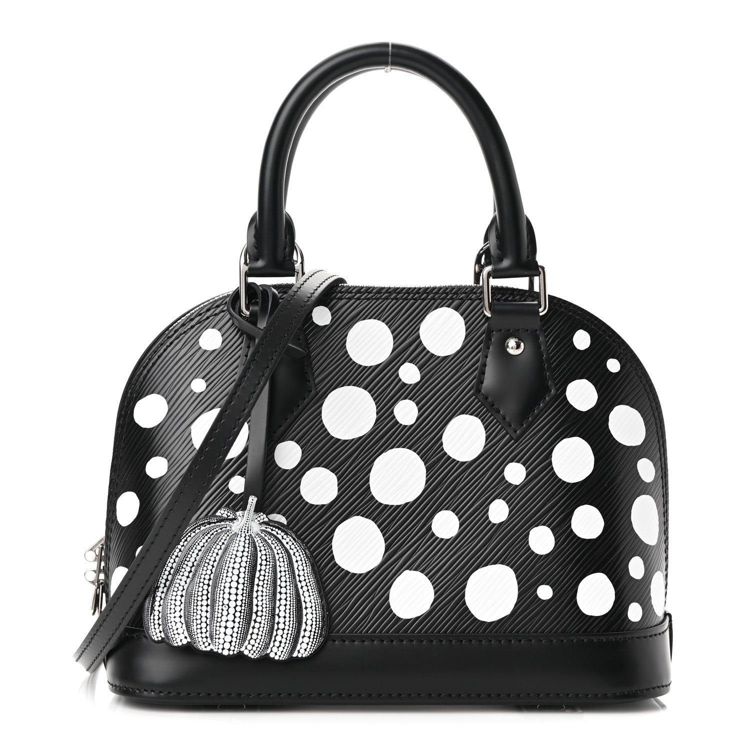 Louis Vuitton X YK Epi Alma BB Black White 1 of 10