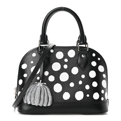 Louis Vuitton X YK Epi Alma BB Black White 1 of 10