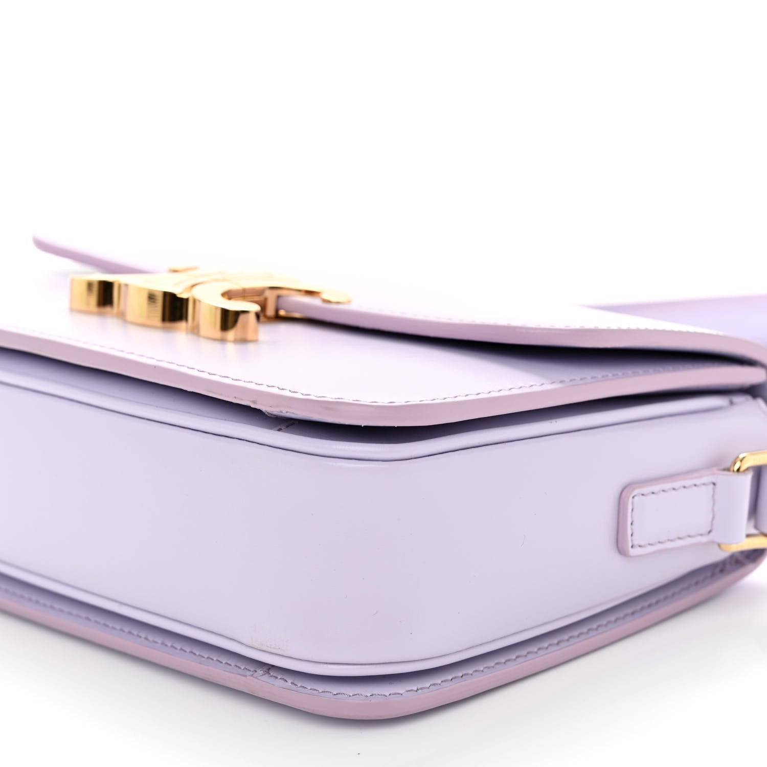Celine Shiny Calfskin Teen Triomphe Light Lavender 1356077
