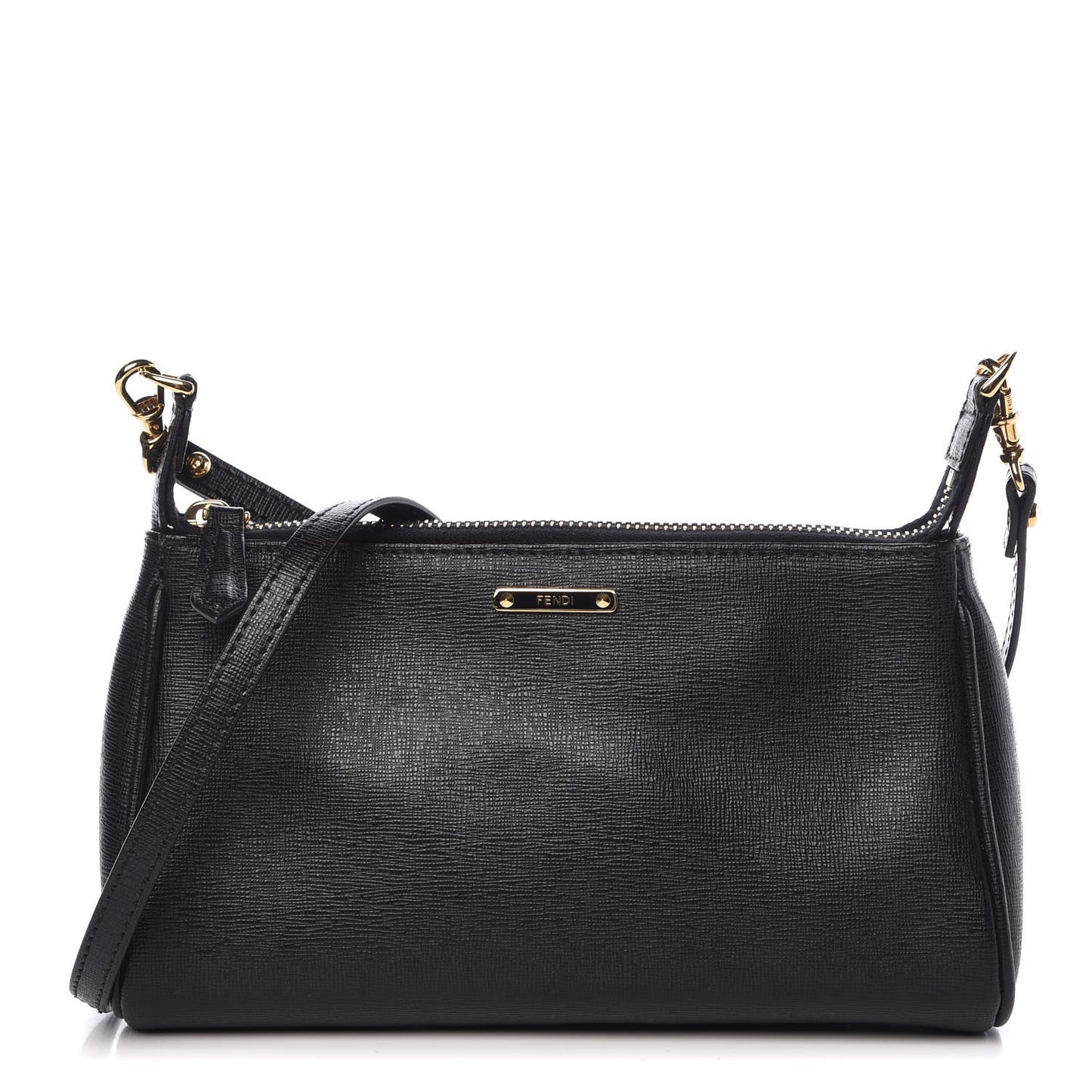 Vitello Elite Mini Pouch Crossbody Black