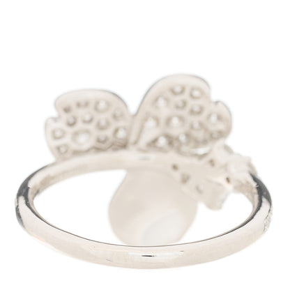 Tiffany Platinum Diamond Paper Flowers Mixed Cluster Ring 49 5 2 of 4