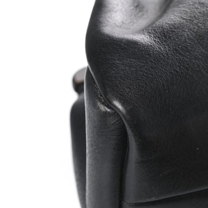 Gucci Buffalo Wood Handle Doctor Bag Black 11 of 16
