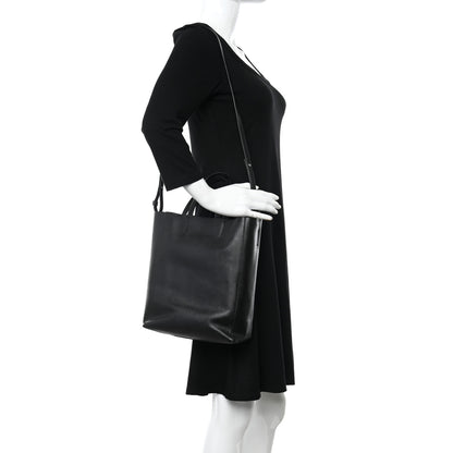 Celine Grained Calfskin Small Vertical Cabas Black 3 of 10