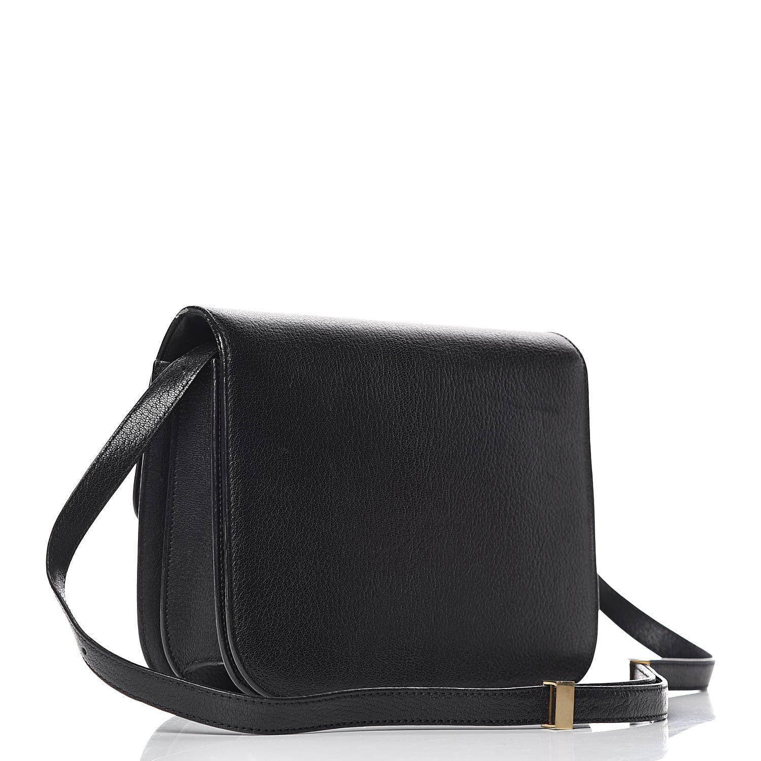 Celine Goatskin Medium Classic Box Flap Bag Black 3 of 17