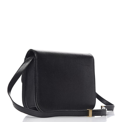 Celine Goatskin Medium Classic Box Flap Bag Black 3 of 17