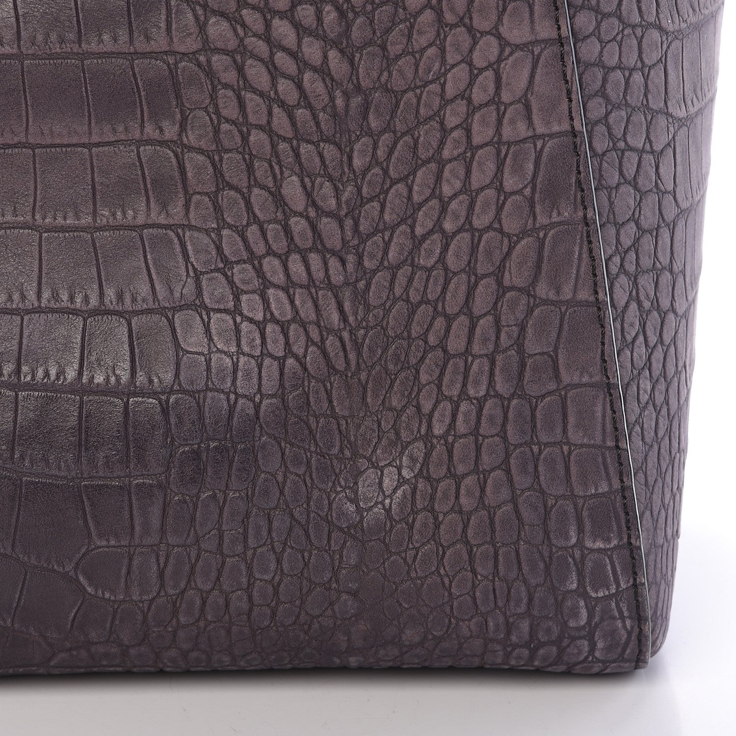 Givenchy Nubuck Crocodile Embossed Medium Antigona Brown 13 of 18