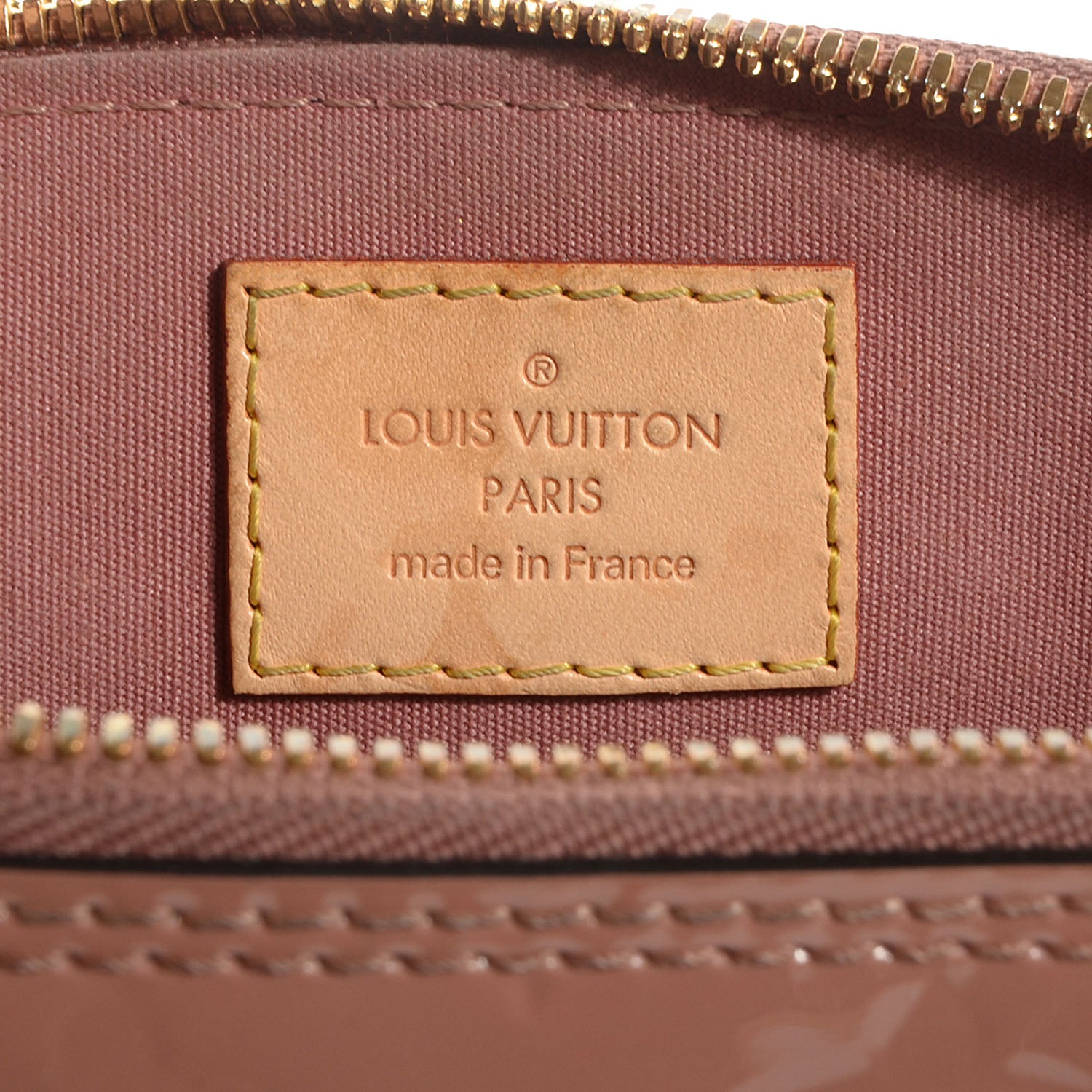 Louis Vuitton Vernis Alma BB Rose Velours 6 of 7