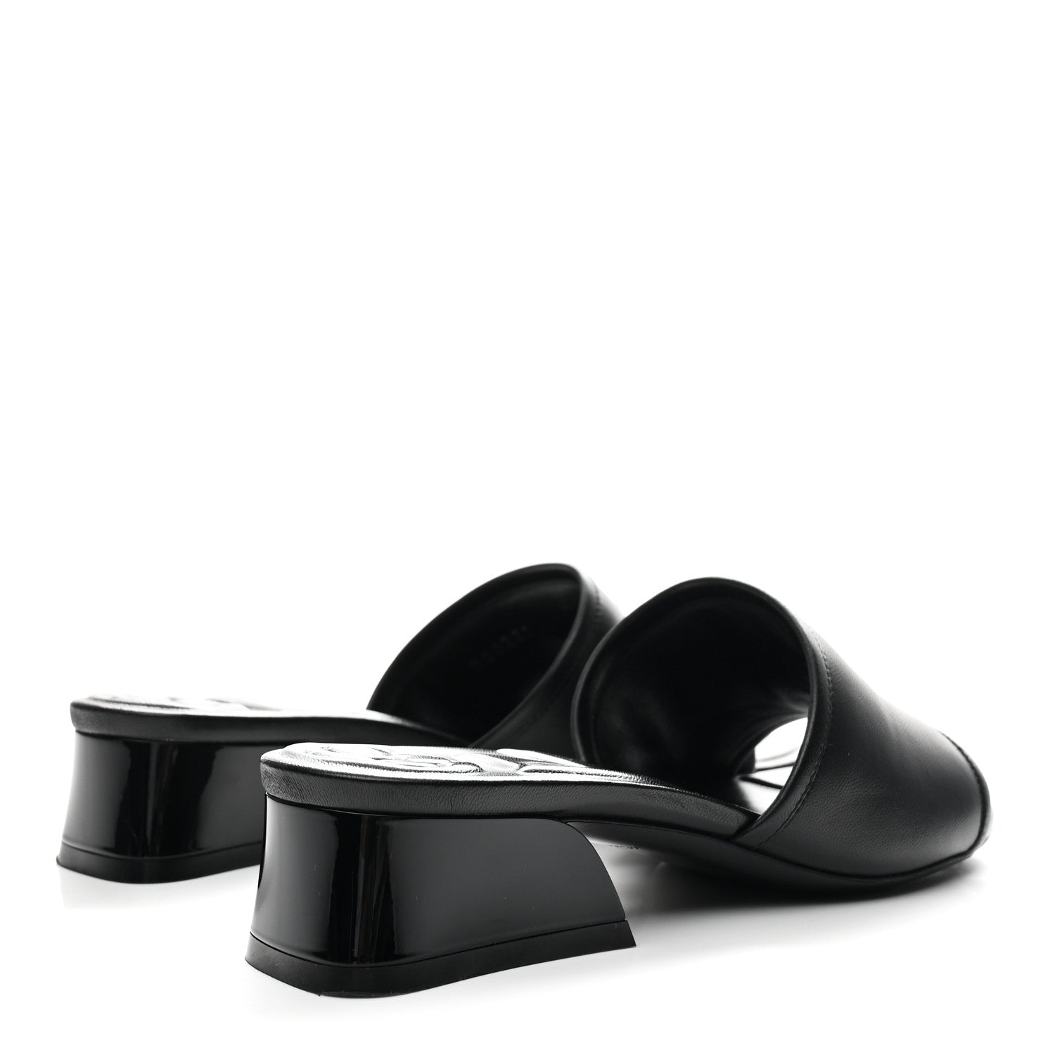 Louis Vuitton Lambskin Magnetic Mules 35 Black 5 of 10