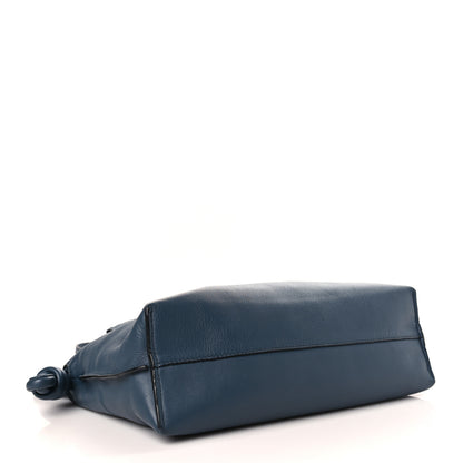 Loewe Calfskin Small Flamenco Knot Bag Indigo 4 of 9