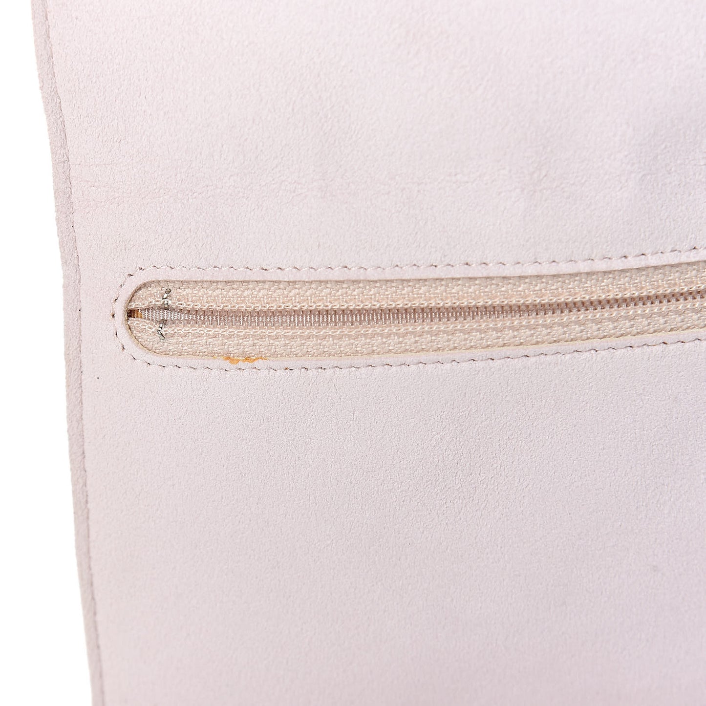 Lambskin Quilted Reissue Tri Fold Jewelry Case Light Beige