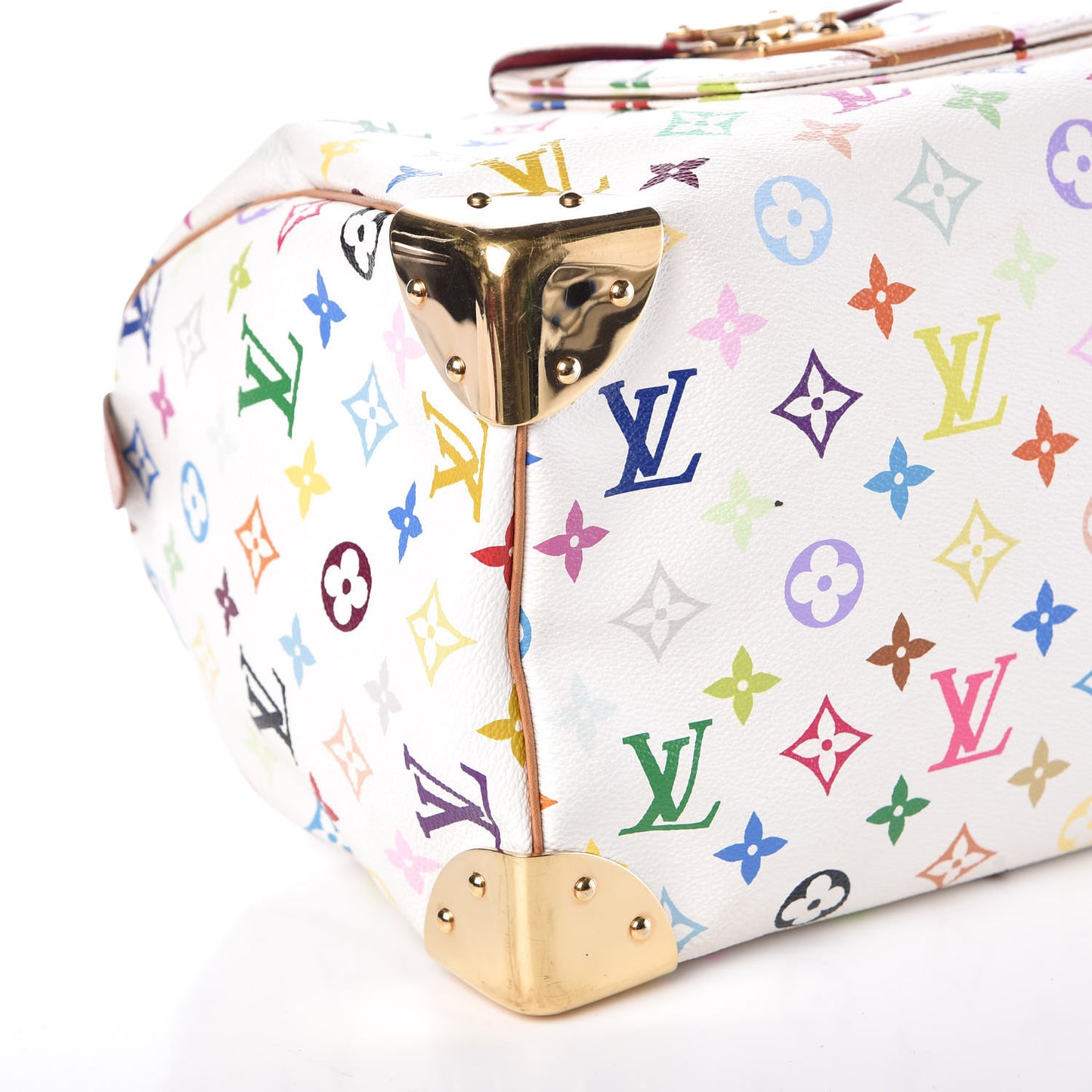 Monogram Multicolor Speedy 30 White