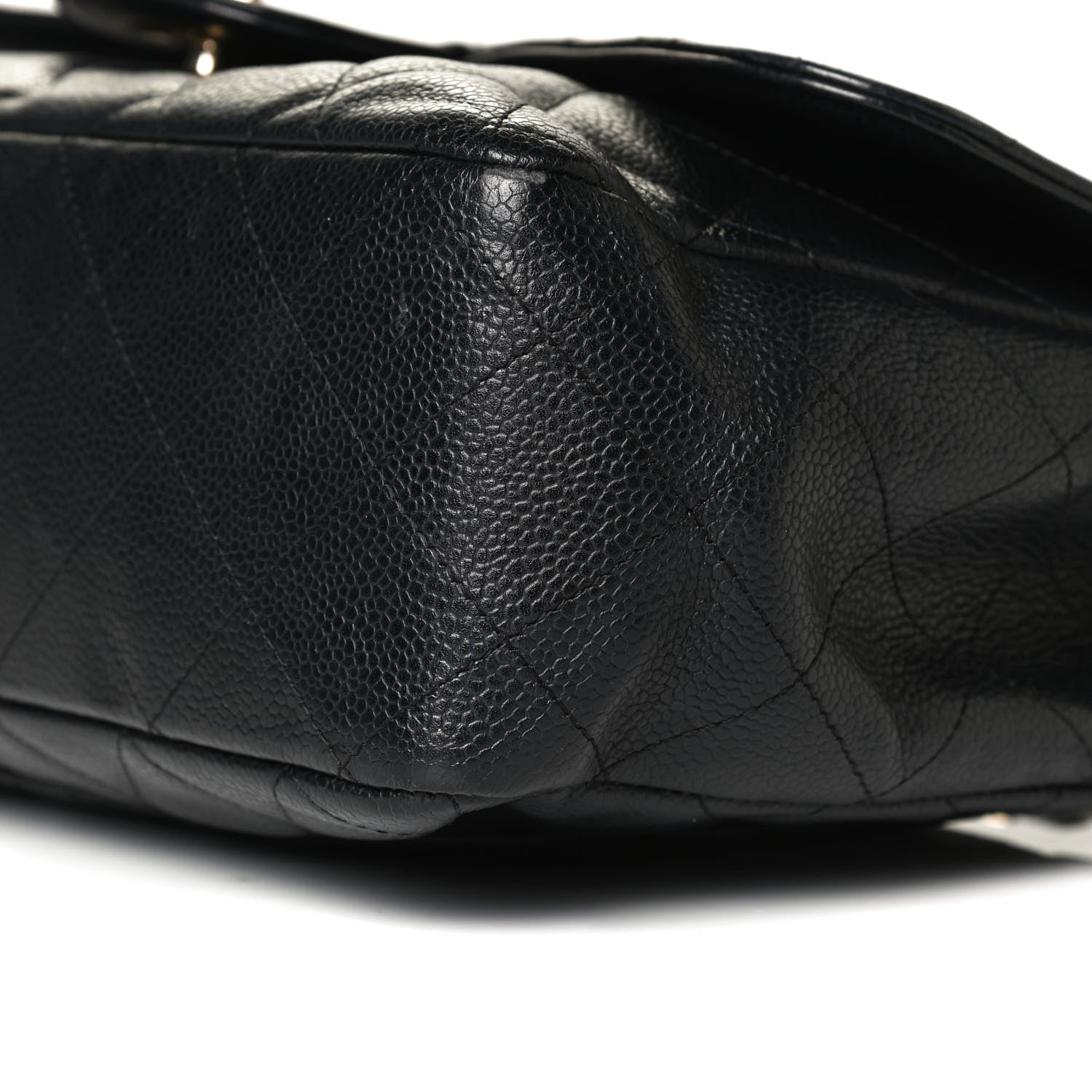 Chanel Caviar Quilted Jumbo Single Flap Black 8 of 11