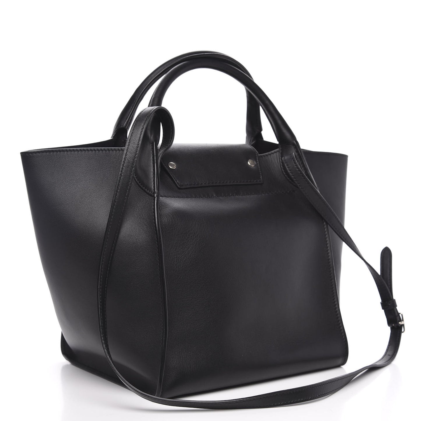 Smooth Calfskin Small Big Bag Black