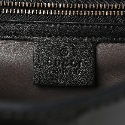 Gucci Crocodile Medium GG Marmont Top Handle Bag Black 6 of 12