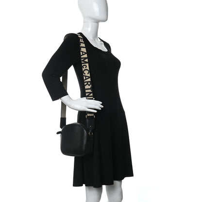 Stella McCartney Eco Alter Nappa Perforated Logo Mini Bag Black 2 of 13