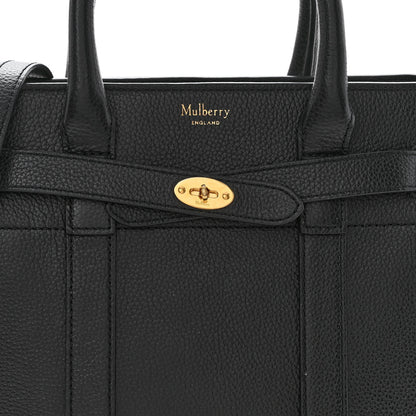 Mulberry Small Classic Grain Mini Zipped Bayswater Black 7 of 9