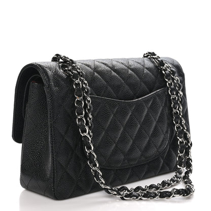Chanel Caviar Quilted Medium Double Flap Black 3 of 12