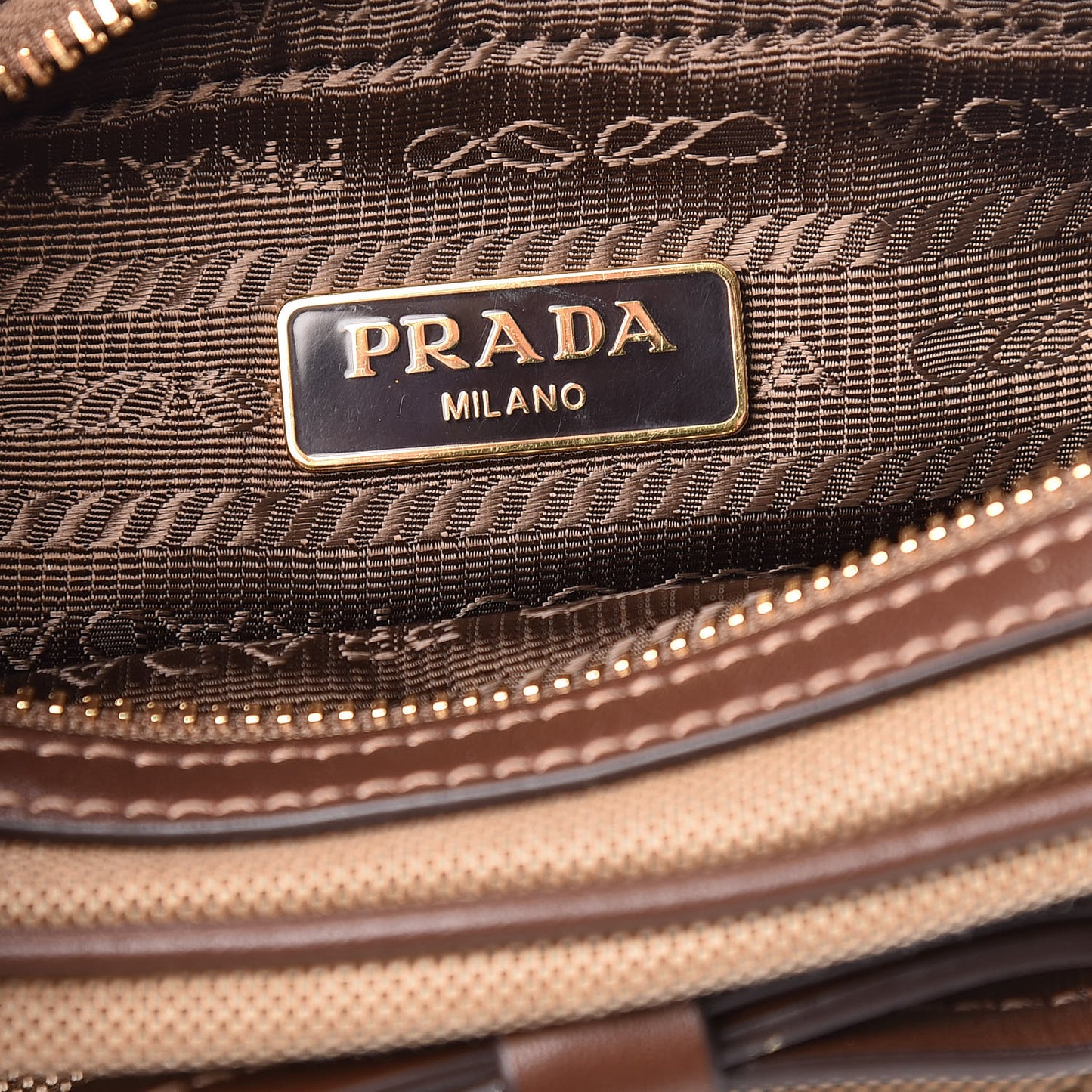 Jacquard Logo Contenitore Wristlet Corda Bruciato