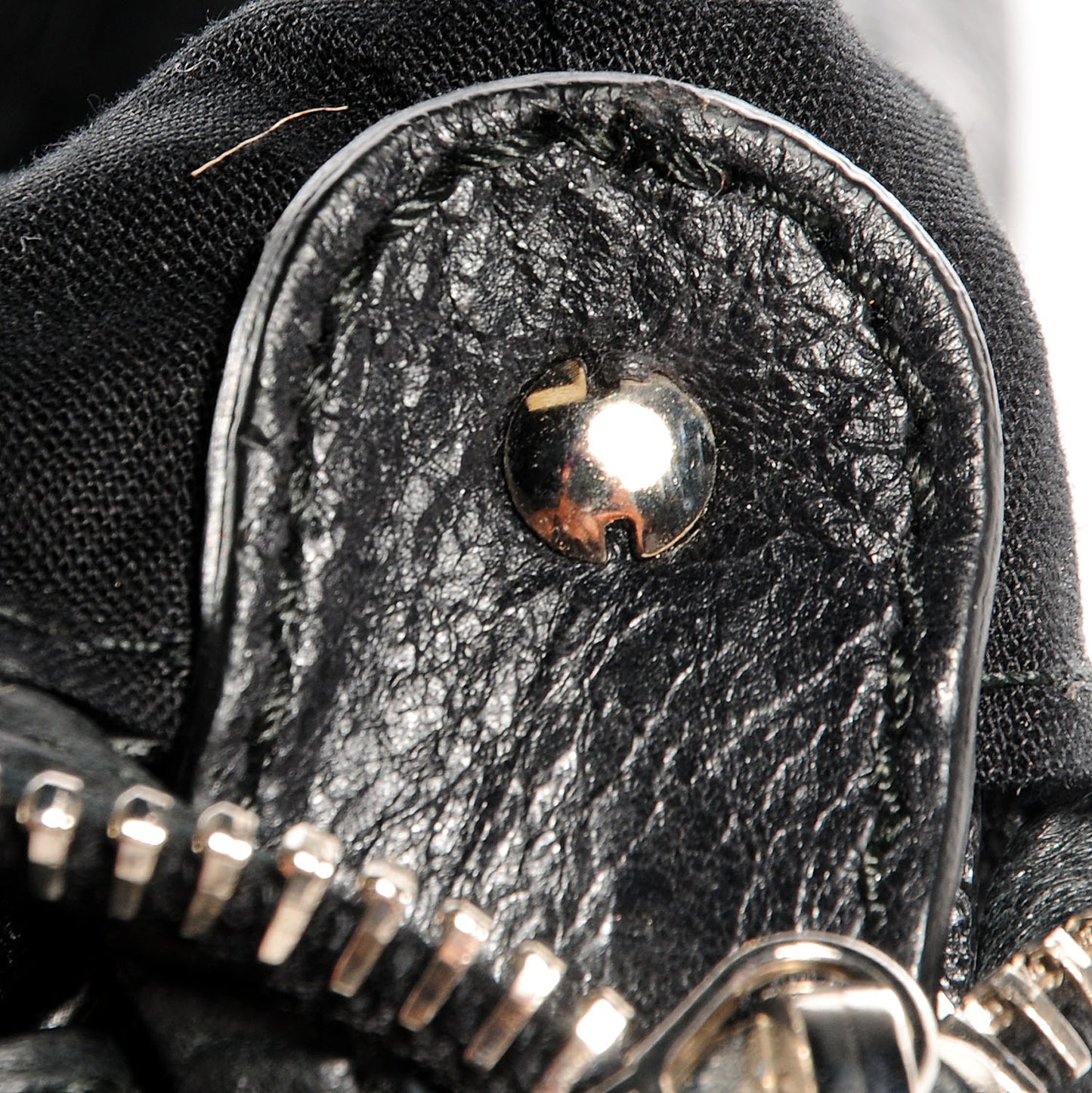 Agneau Giant 21 Silver Hardware Day Hobo Black