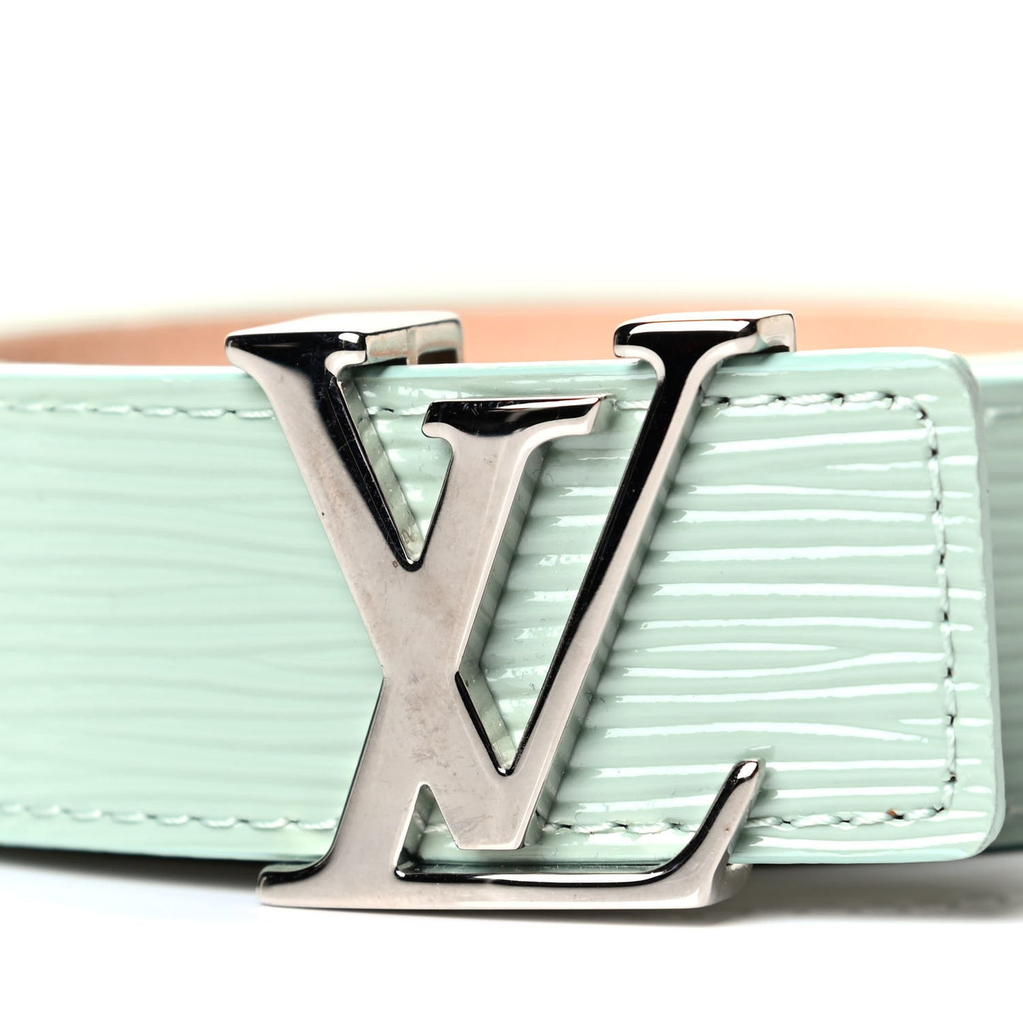 Epi Electric 40mm LV Initiales Belt 85 34 Amande