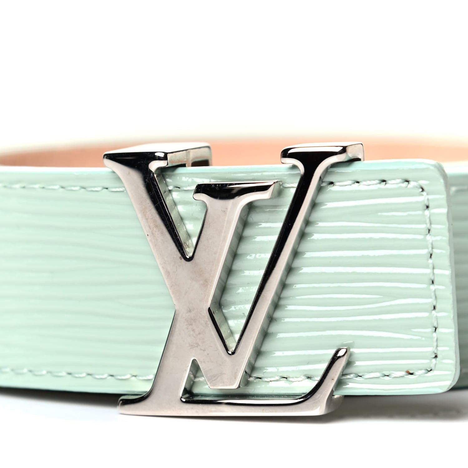 Louis Vuitton Epi Electric 40mm LV Initiales Belt 85 34 Amande 3 of 4