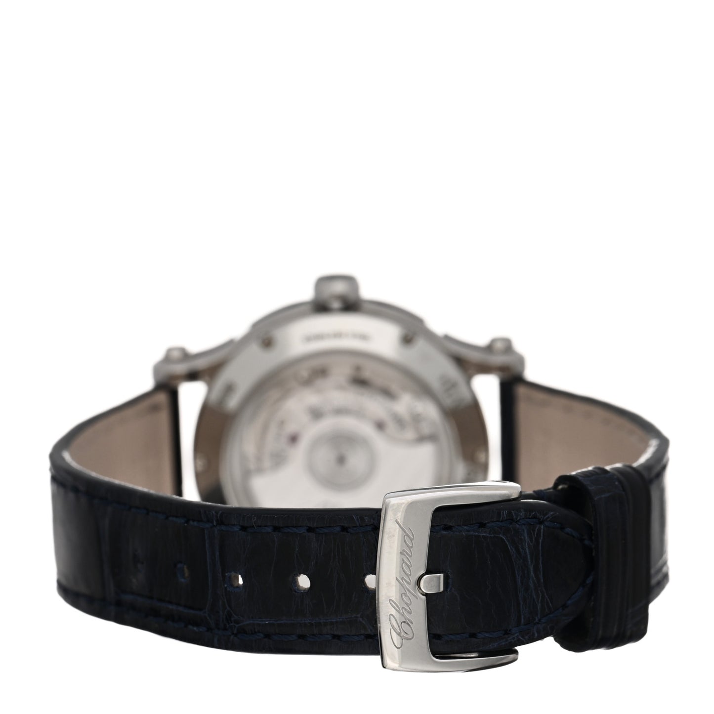 Stainless Steel Alligator 5 Diamond 33mm Happy Sport Automatic Watch