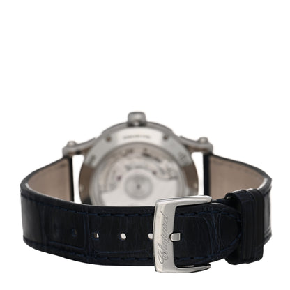 Chopard Stainless Steel Alligator 5 Diamond 33mm Happy Sport Automatic Watch 3 of 5