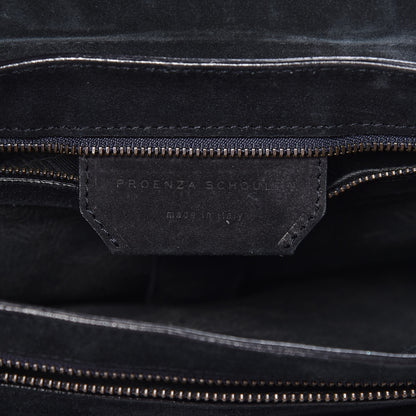 Proenza Schouler Suede Medium PS1 Satchel Navy 6 of 25