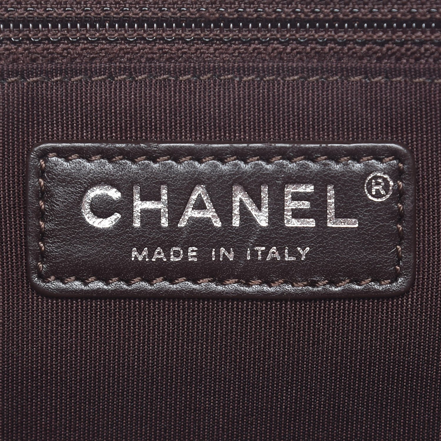Chanel Grained Calfskin Quilted Medium Frame In Chain Flap Brown 7 of 9