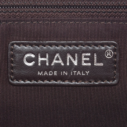Chanel Grained Calfskin Quilted Medium Frame In Chain Flap Brown 7 of 9