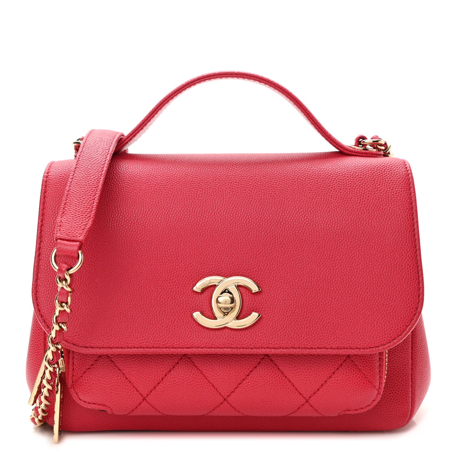 Chanel Caviar Quilted Small Business Affinity Flap Red 1 of 14