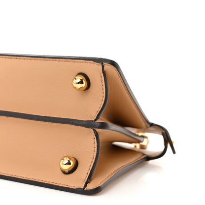 Fendi Shiny Nappa Petite Peekaboo I SEE U Satchel Miele Scuro 10 of 10