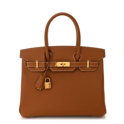 Hermes Epsom Birkin 30 Gold 1 of 12