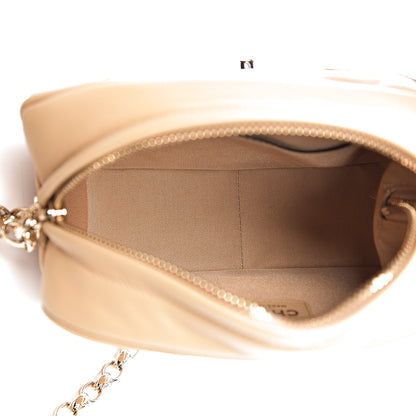 Chanel Lambskin Quilted Coco Vintage Camera Case Beige 4 of 9