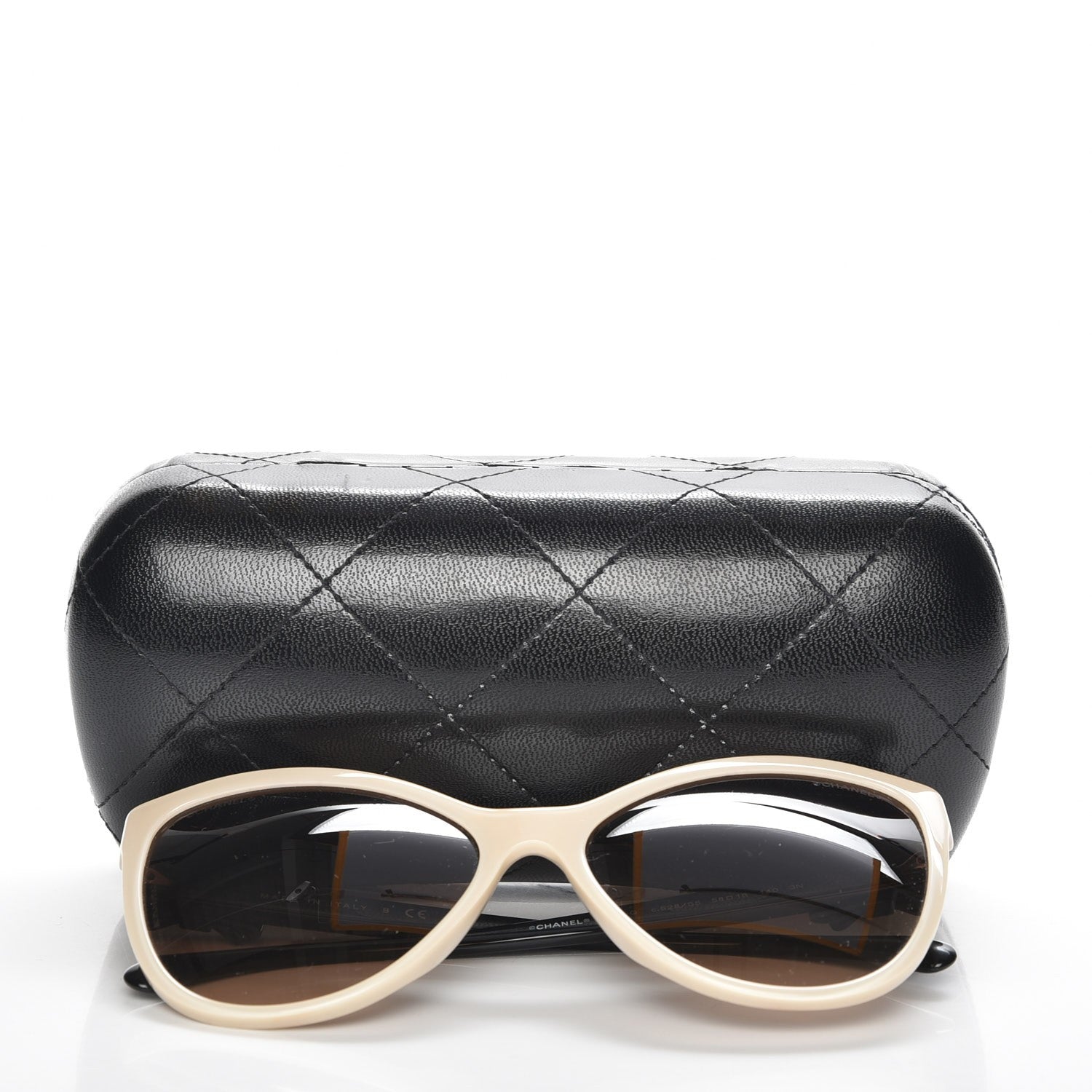 Chanel Butterfly Charms Sunglasses 5281 Beige Black 7 of 7