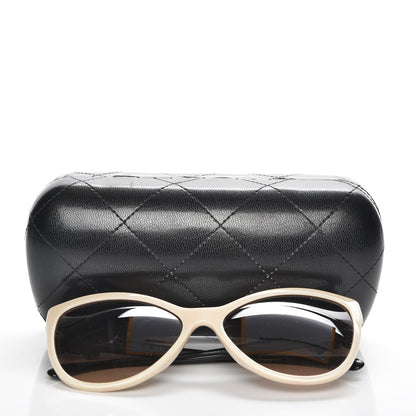 Chanel Butterfly Charms Sunglasses 5281 Beige Black 7 of 7