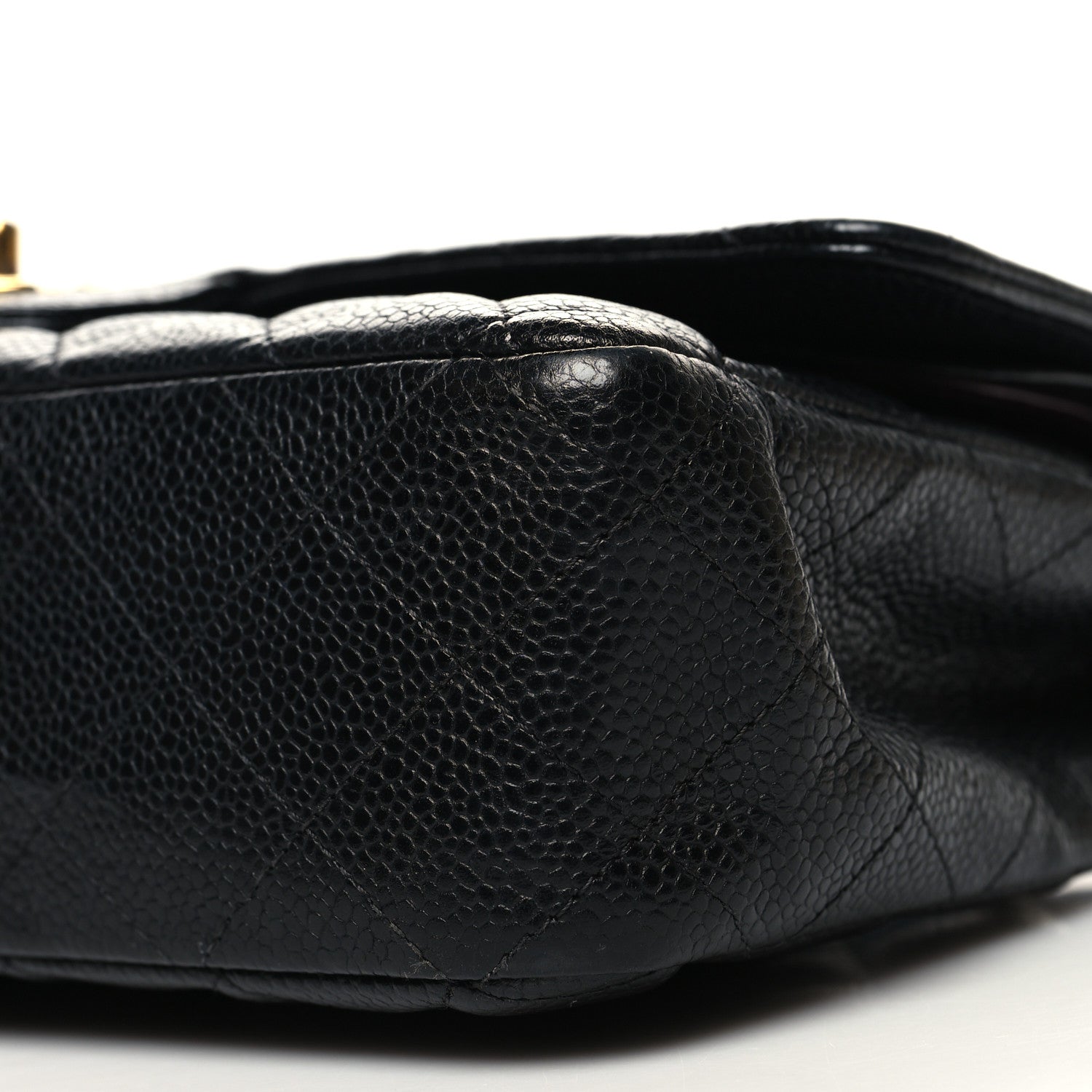 Chanel Caviar Quilted Medium Double Flap Black 10 of 13