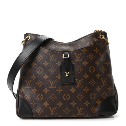 Louis Vuitton Monogram Odeon MM Black 1 of 9