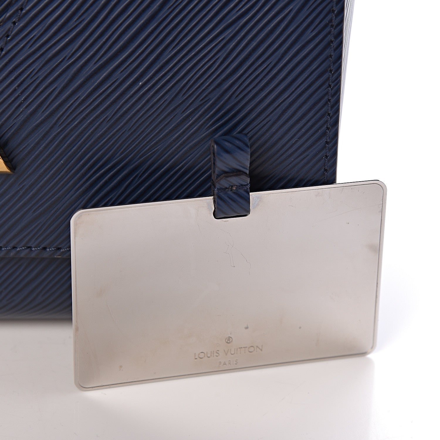 Louis Vuitton Epi Twist Shoulder Bag MM Indigo 7 of 10