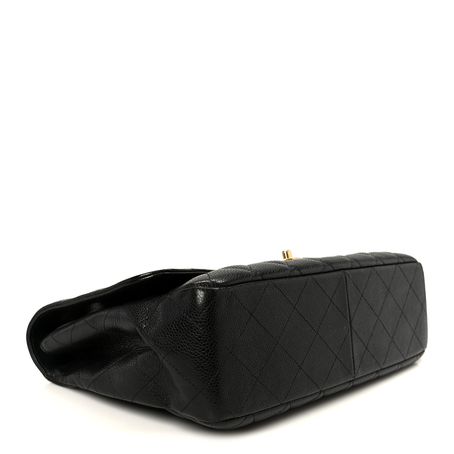 Chanel Caviar Quilted Jumbo Single Flap Black 4 of 11
