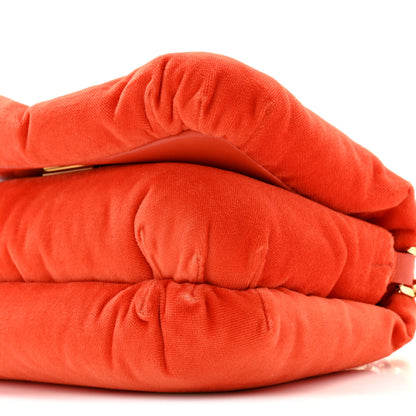 Loewe Velvet Mini Goya Puffer Bag Orange 9 of 11