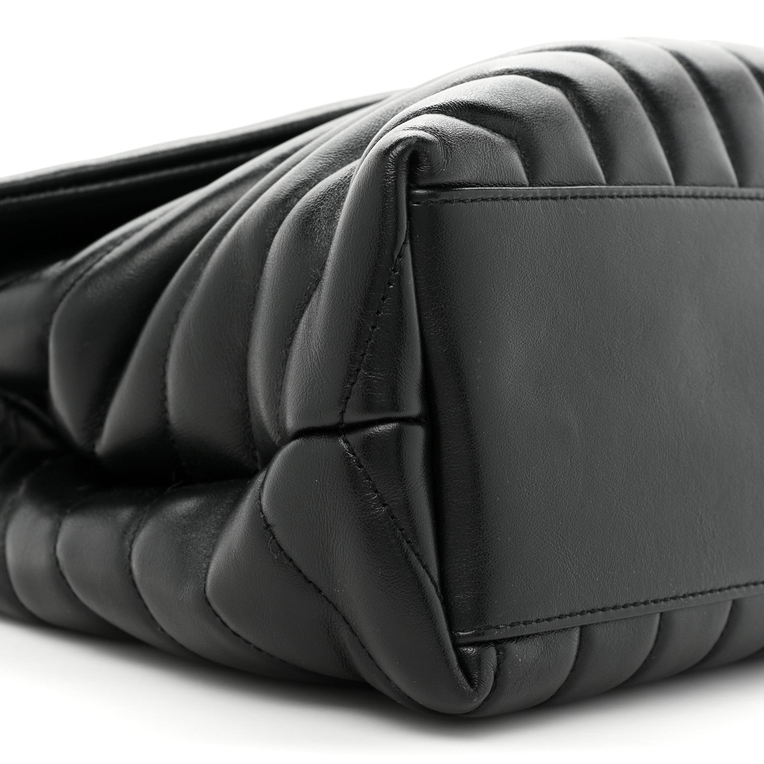 Saint Laurent Calfskin Y Quilted Monogram Medium Loulou Chain Satchel Black 11 of 15