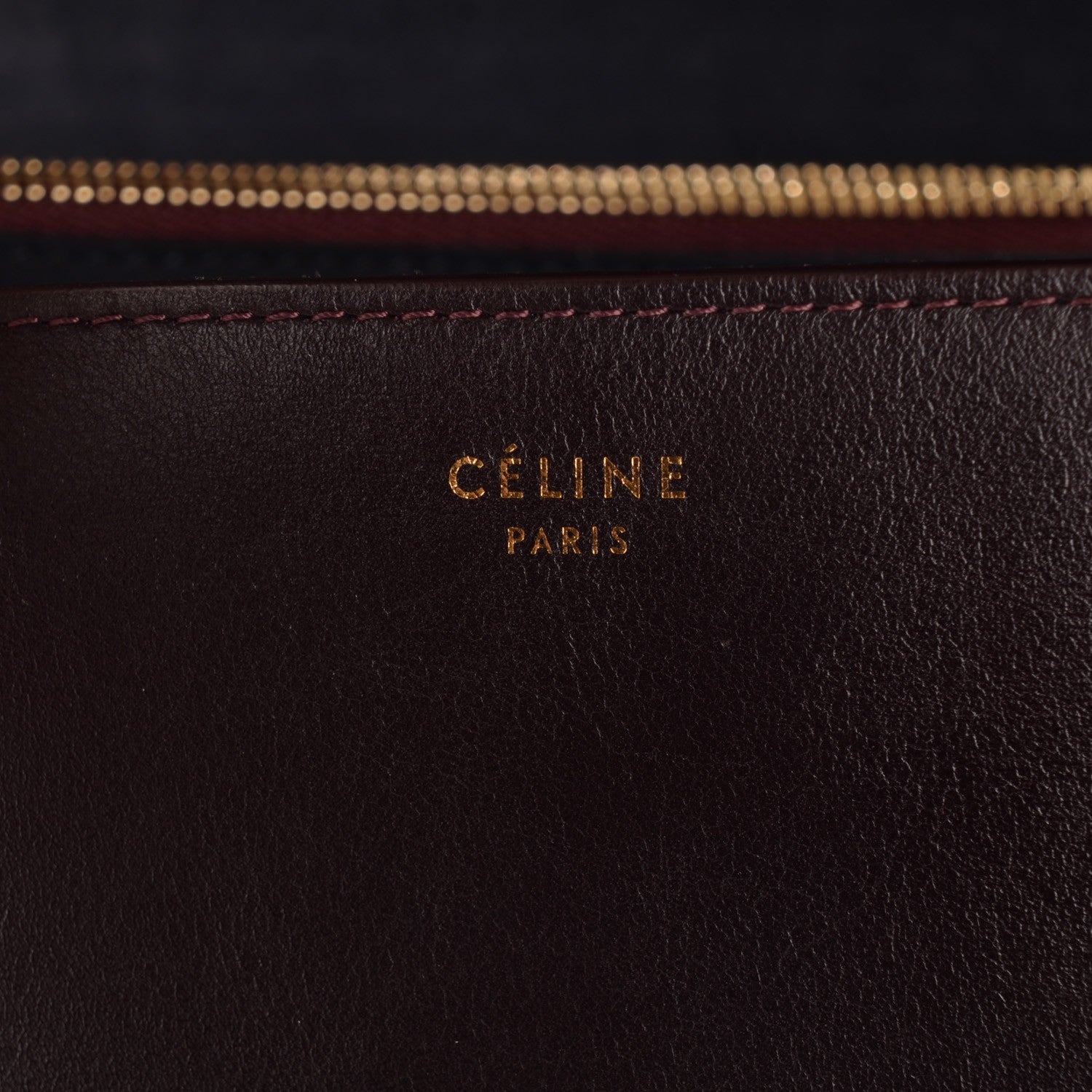 Celine Smooth Calfskin Blade Flap Burgundy 6 of 11