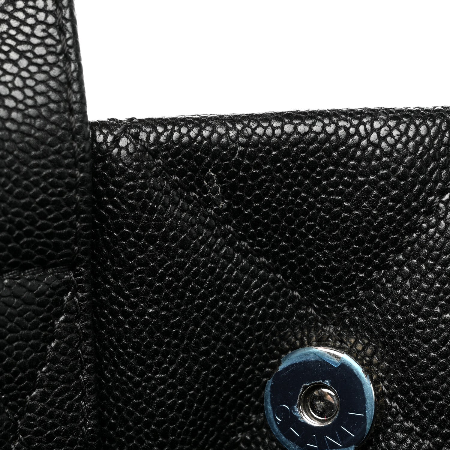 Chanel Caviar Quilted Large CC Tote Black 11 of 17