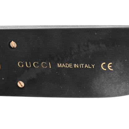 Gucci Square Frame GG0102S Sunglasses Glitter Black 5 of 8
