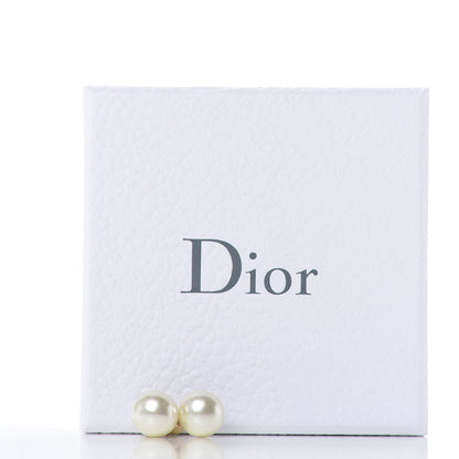 Christian Dior Pearl Mise En Dior Tribal Earrings 6 of 6