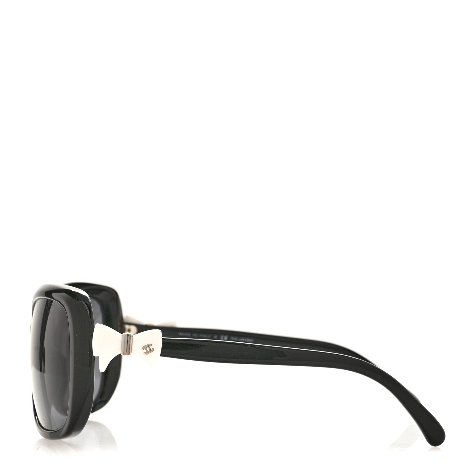 Chanel CC Bow Sunglasses 5171 Black White 3 of 8