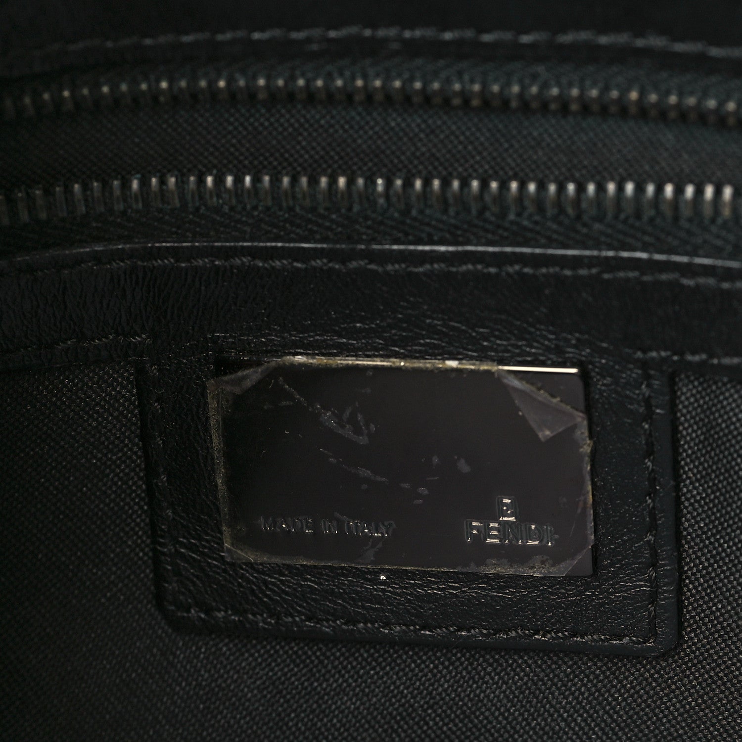 Fendi Zucchino Mama Baguette Black 6 of 6