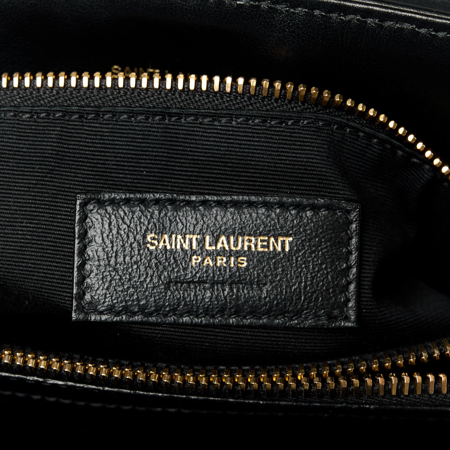 Saint Laurent Calfskin Y Quilted Monogram Medium Loulou Chain Satchel Black 7 of 11