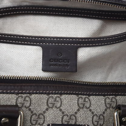 Gucci GG Plus Monogram Medium Carry On Duffle Bag Brown 6 of 21